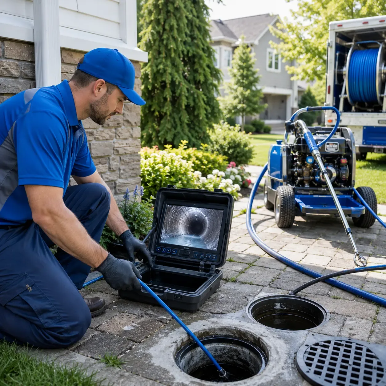Outdoor drain cleaning professionals serving Kiowa, OK